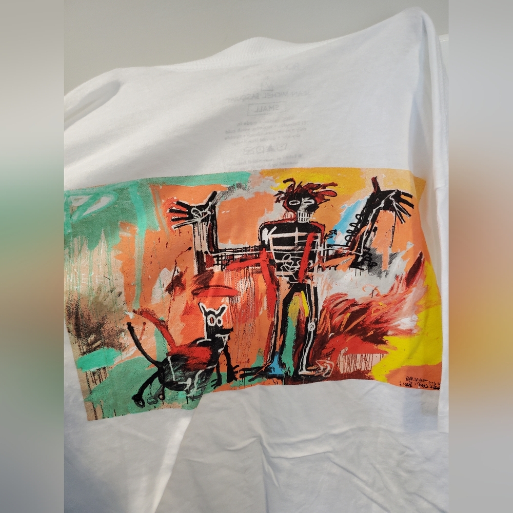 Sz S NWT Rome Pays Off x Jean Michel Basquiat tee